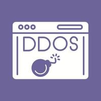 ddos aanval vector icoon