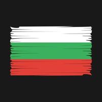 bulgarije vlag borstel vector