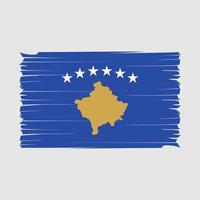Kosovo vlag borstel vector