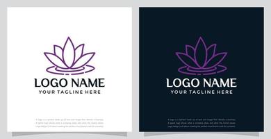 schoonheid lotus concept voor schoonheid, spa, massage, Gezondheid logo ontwerp vector