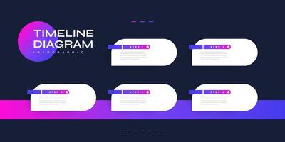kleurrijk infographic ontwerp sjabloon met 5 opties, stappen of processen voor bedrijf presentaties. tijdlijn diagram presentatie ontwerp vector