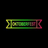 oktoberfeest banier vector icoon