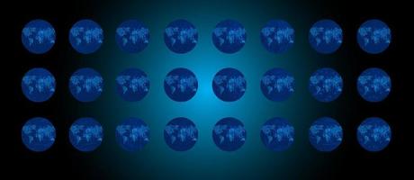 modern holografische wereldbol reeks vector