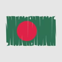 vlag van bangladesh vector