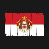 vlag van monaco vector