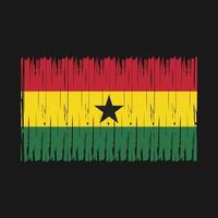 ghana vlag borstel vector