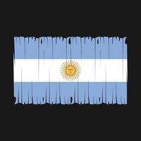 Argentinië vlag borstel vector illustratie