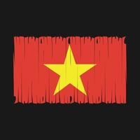 Vietnam vlag borstel vector illustratie