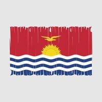 Kiribati vlag borstel vector illustratie