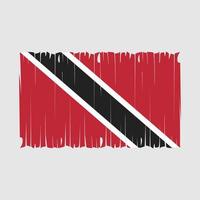 Trinidad vlag borstel vector illustratie