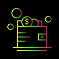 portemonnee vector pictogram
