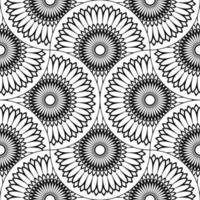 abstract mandala vis schaal naadloos patroon. sier- tegel, mozaïek- achtergrond. bloemen lapwerk oneindigheid kaart. Arabisch, Indisch, poef motieven. vector