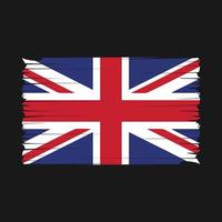 uk vlag borstel vector