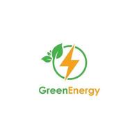 groene energie-logo vector