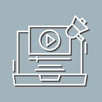 videomarketing vectorpictogram vector