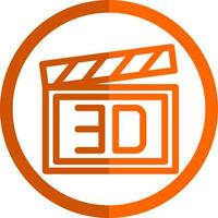 3d film vector icoon ontwerp