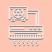 airconditioner vector pictogram