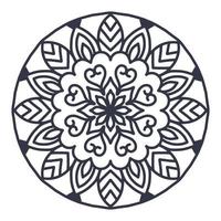 laser besnoeiing bruiloft Indisch mandala sjabloon, vector