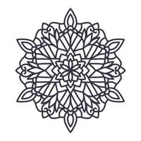 laser besnoeiing bruiloft Indisch mandala sjabloon, vector