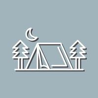 tent vector pictogram