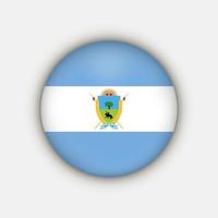 la pampa vlag. Argentinië provincies. vector illustratie.