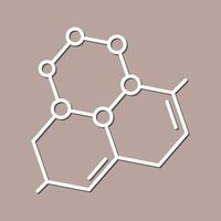 molecuul vector pictogram