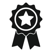 ranking embleem icoon gemakkelijk vector. medaille prijs vector