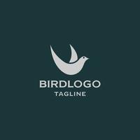 vogel logo ontwerp sjabloon vlak vector