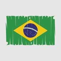 braziliaanse vlag vector