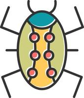 bug vector pictogram