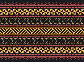 polynesisch Mexicaans samoa aztec etnisch kleurrijk tribal patroon voor achtergrond, tafelkleed, tapijt, behang, inpakken, kleding stof, batik vector