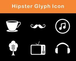 hipster vector icoon reeks