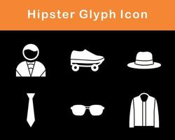 hipster vector icoon reeks