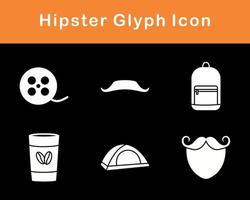 hipster vector icoon reeks