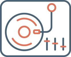 draaitafel vector pictogram