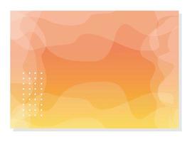 modern oranje kleur achtergrond. golvend abstract patroon. elegant minimalistische ontwerp voor banier sjabloon, presentatie, groet kaart, bedrijf kaart. vector