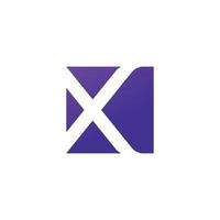 X logo ontwerp en sjabloon. vector