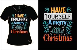 Kerstmis dag t-shirt vector ontwerp.