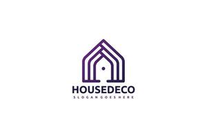 Huisdecoratie Logo vector