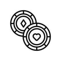 poker spaander icoon voor uw website, mobiel, presentatie, en logo ontwerp. vector