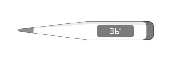 temperatuur thermometer pictogram vector
