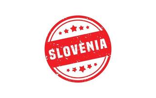 Slovenië postzegel rubber met grunge stijl Aan wit achtergrond vector