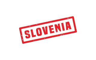 Slovenië postzegel rubber met grunge stijl Aan wit achtergrond vector