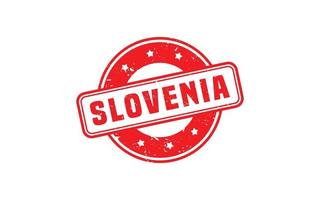 Slovenië postzegel rubber met grunge stijl Aan wit achtergrond vector