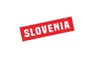 Slovenië postzegel rubber met grunge stijl Aan wit achtergrond vector
