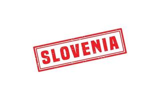 Slovenië postzegel rubber met grunge stijl Aan wit achtergrond vector