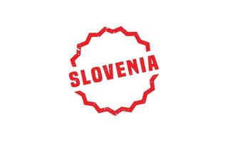 Slovenië postzegel rubber met grunge stijl Aan wit achtergrond vector