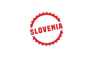 Slovenië postzegel rubber met grunge stijl Aan wit achtergrond vector