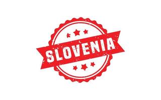 Slovenië postzegel rubber met grunge stijl Aan wit achtergrond vector