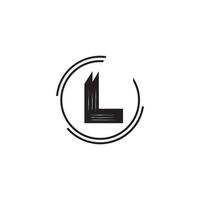 letter l logo pictogram ontwerpsjabloon elementen vector